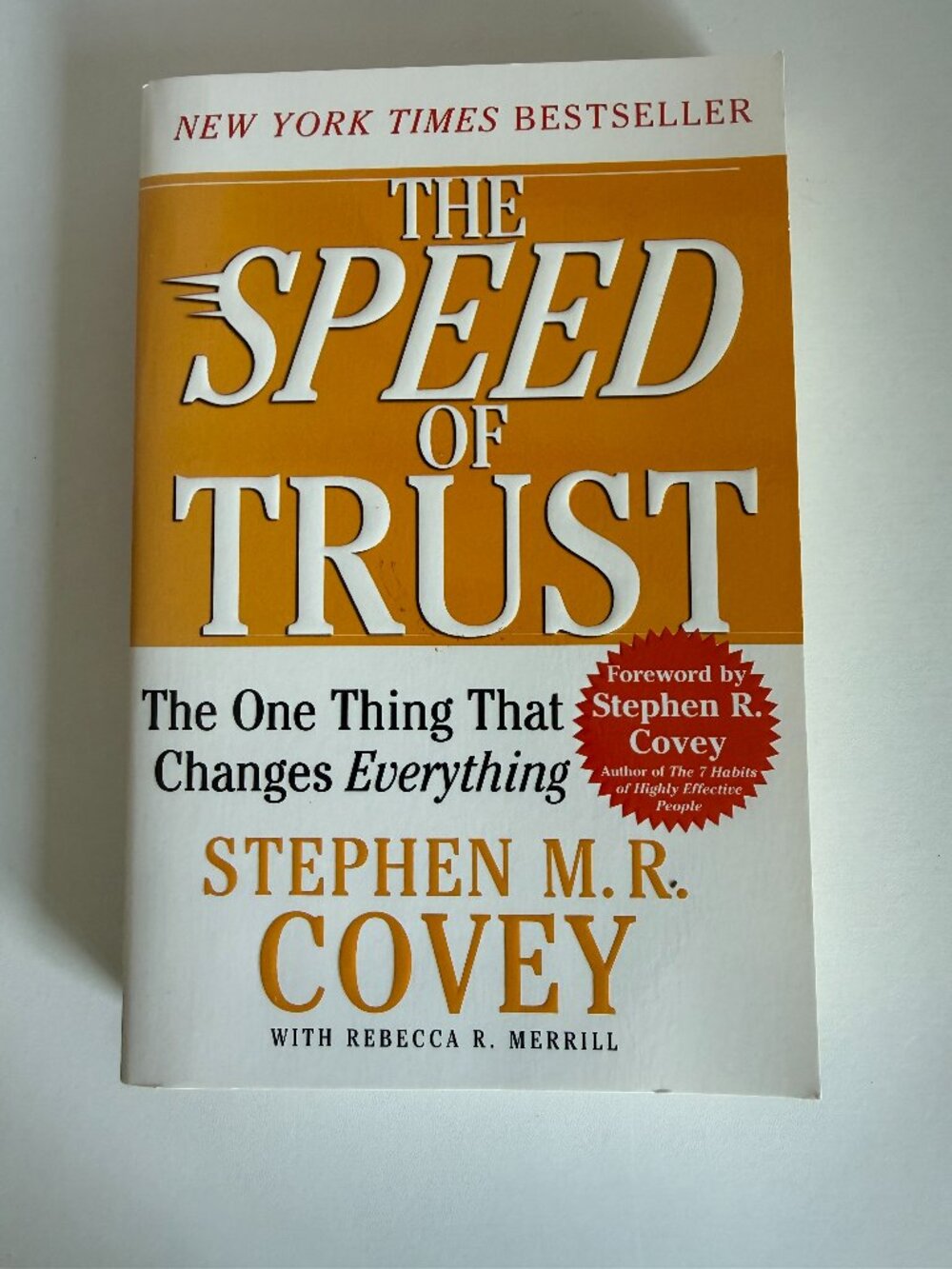 The Speed of Trust by Stephen M.R. Covey | Leadership Business Self Development